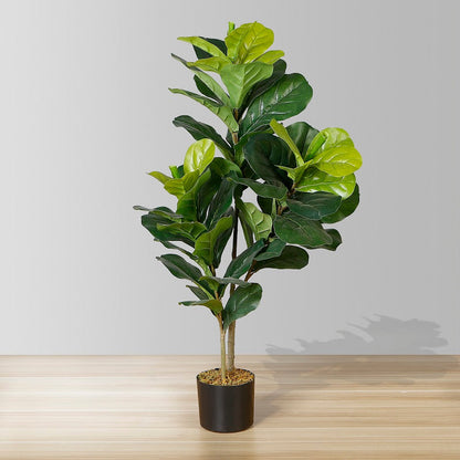 39.9" Large Potted Fake Fig Tree