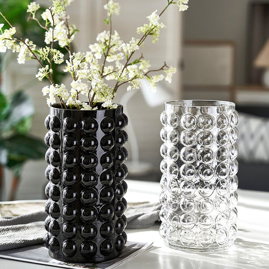 Glass Cylinder Minimalist Vase