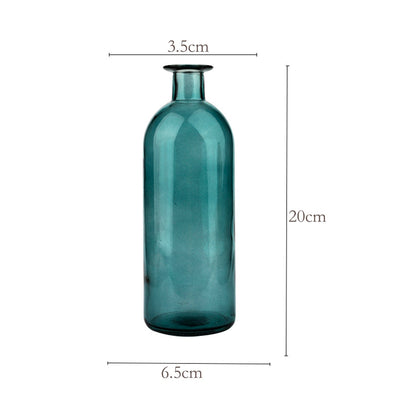 Colorful Glass Bottle Vases | 6 Colors