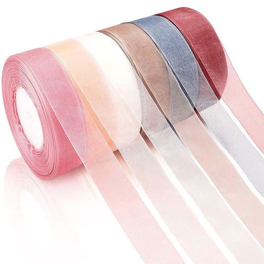 50Yd Organza Ribbon Rolls | 22 Colors