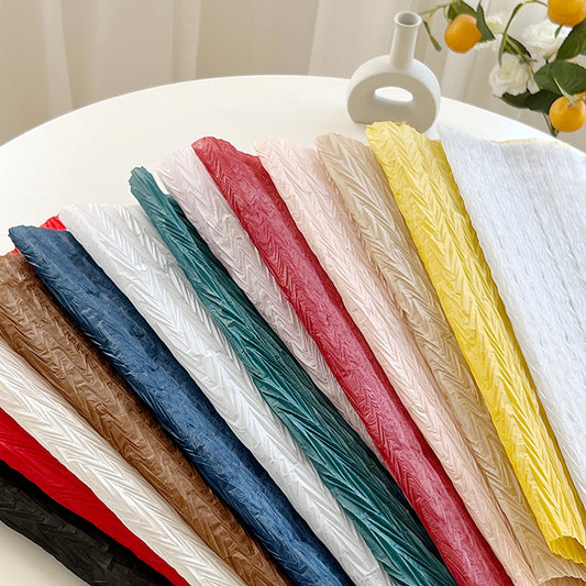 5Pcs Pleated Wrapping Sheets