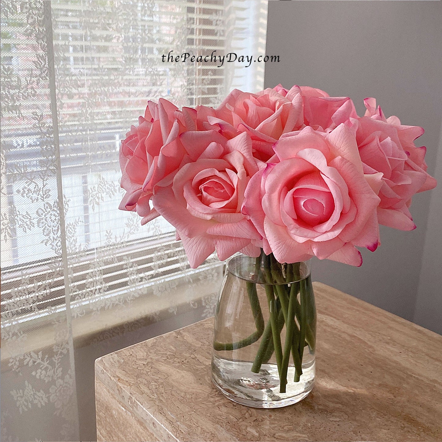 Bundle of 5 Real Touch Rose 10.2" | 5 Colors