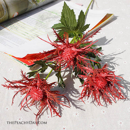 26.3" Eryngium Sea Holly Flowers | 6 Colors