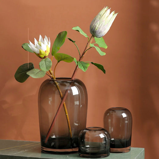 Smoked Glass Vase | 2 Colors