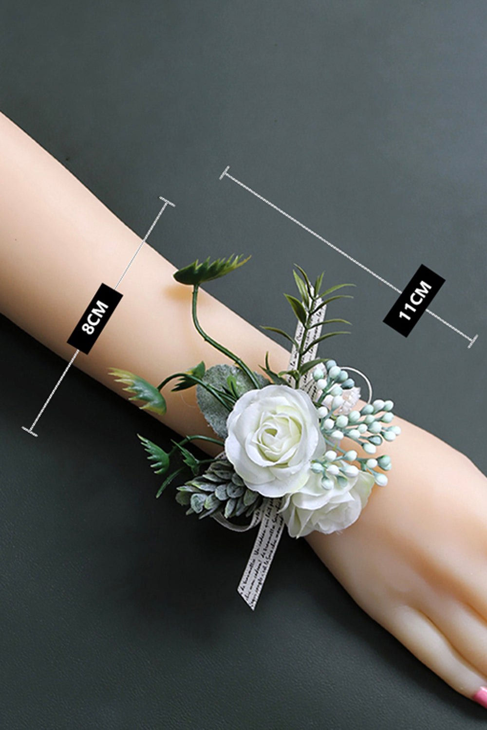 Corsage Wristlet Wedding Homecoming Stuff Corsage Bracelets for Prom –  Bloomy Floral