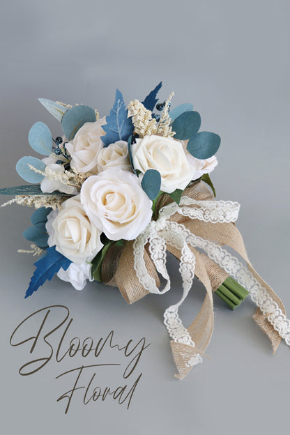 white dusty blue bridal bouquets for bride flower bouquets wedding bridal bouquets bride bouquets for wedding