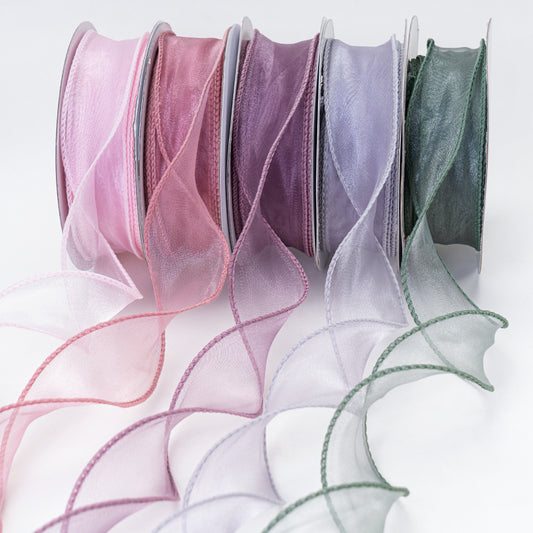 9.8Yd Organza Ribbon Rolls | 10 Colors