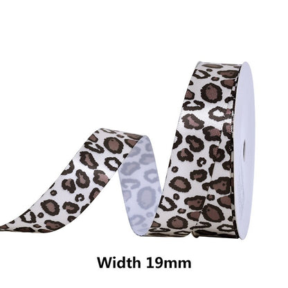 10Yd Zebra Leopard Print Ribbon | 6 Colors