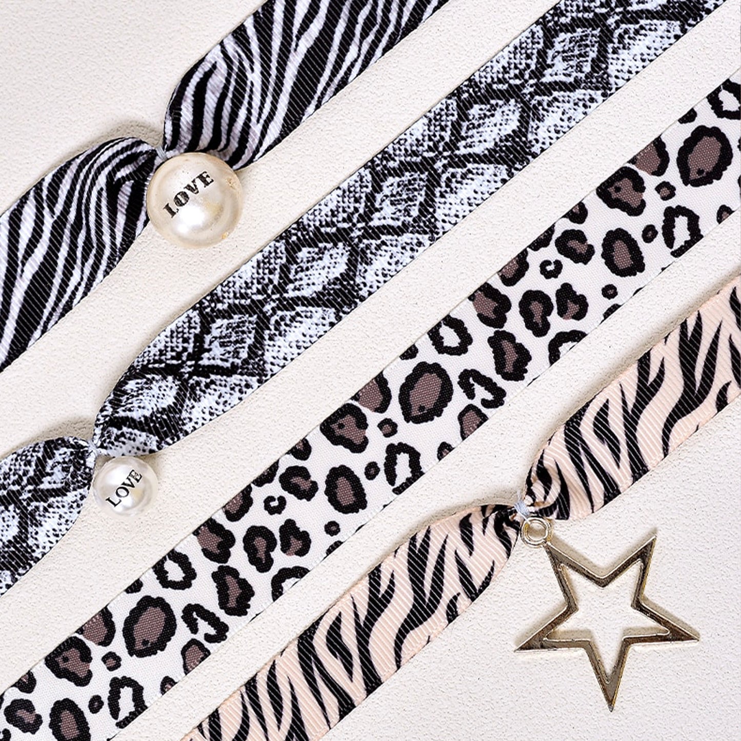 10Yd Zebra Leopard Print Ribbon | 6 Colors